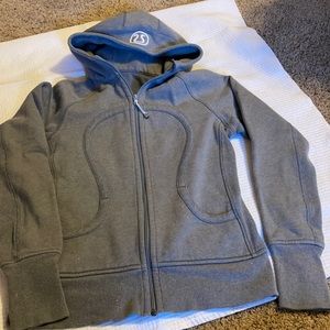 Gray sparkle Lululemon size 8 hoodie.